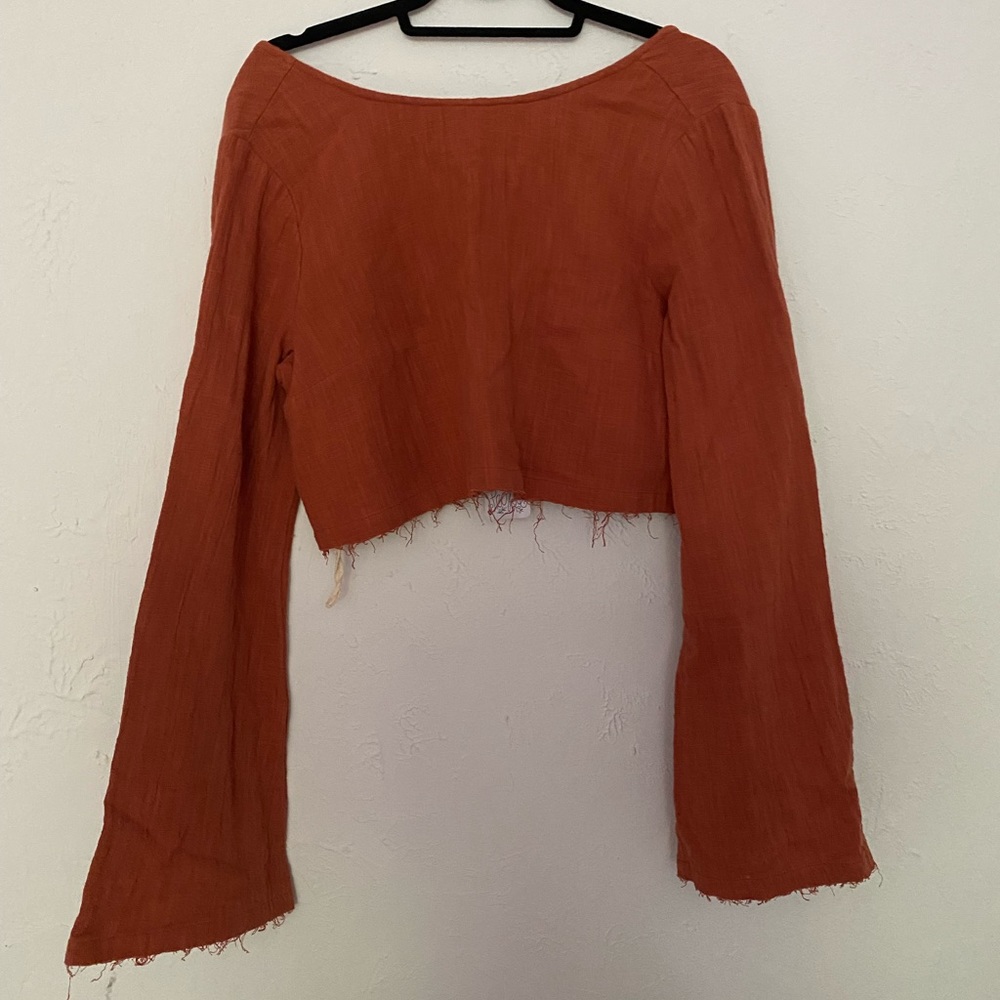 FREE PEOPLE long sleeve cotton shirt (new w/ tags)